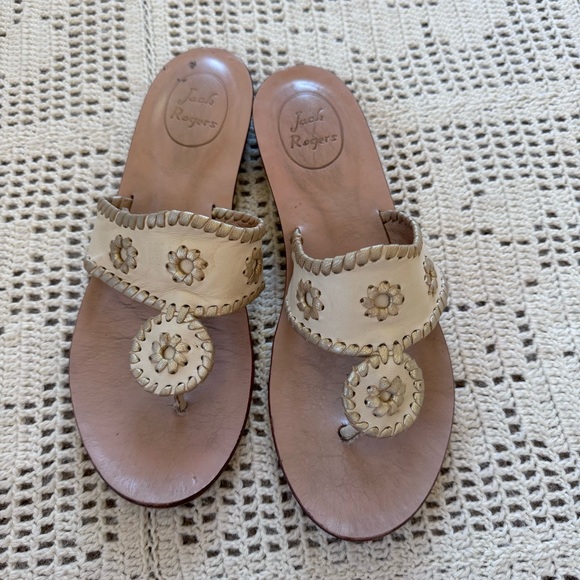 Jack Rogers Nantucket Whipstitch Sandals - Picture 1 of 5